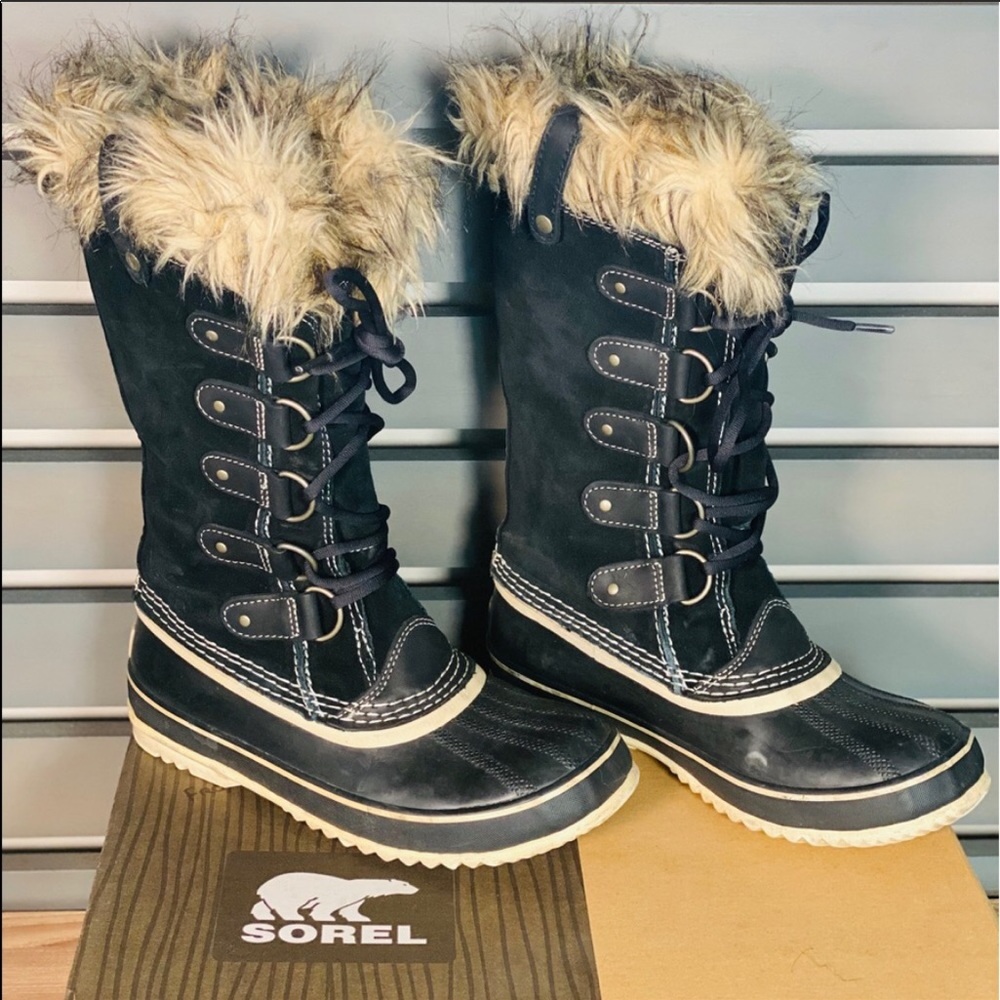 Sorel Joan of Arctic fur top Snow Boots!!!